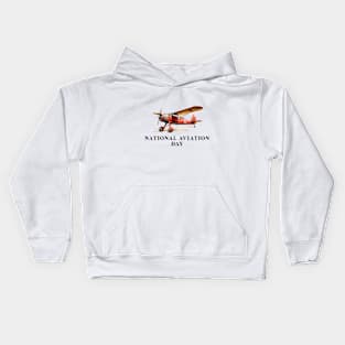 Aviation day celebration Kids Hoodie